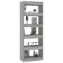 Concrete gray engineered wood shelf/divider 60x30x166 cm by vidaXL, Bookcases and shelves - Ref: Foro24-811677, Price: 77,31 ...