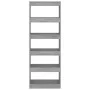 Concrete gray engineered wood shelf/divider 60x30x166 cm by vidaXL, Bookcases and shelves - Ref: Foro24-811677, Price: 77,31 ...