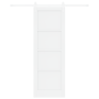 Puerta Corrediza con Juego de Hardware Blanco 73.5x211 cm de Madera Maciza de Pino by , Doors for the home - Ref: Foro24-3333...