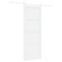 Puerta deslizante con juego de hardware blanca 78x202 cm de madera sólida de pino von , Türen für zu Hause - Ref: Foro24-3333...