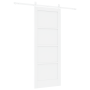 Puerta deslizante con juego de hardware blanca 78x202 cm de madera sólida de pino von , Türen für zu Hause - Ref: Foro24-3333...