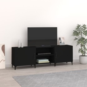 Schwarzer TV-Schrank aus Holzwerkstoff, 150 x 30 x 50 cm von vidaXL, TV-Möbel - Ref: Foro24-812628, Preis: 136,85 €, Rabatt: %