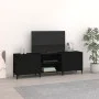 Black engineered wood TV cabinet 150x30x50 cm by vidaXL, TV Furniture - Ref: Foro24-812628, Price: 134,08 €, Discount: %