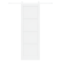 Puerta Corredera  con Juego de Accesorios Blanca 78x232 cm Madera Sólida de Pino | Foro24.es | Tu tienda online para hogar, jardín y más Foro24.es