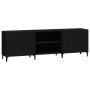 Schwarzer TV-Schrank aus Holzwerkstoff, 150 x 30 x 50 cm von vidaXL, TV-Möbel - Ref: Foro24-812628, Preis: 136,85 €, Rabatt: %
