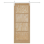 Puerta Corrediza con juego de hardware 83x202 cm Madera maciza de pino von , Türen für zu Hause - Ref: Foro24-3333700, Preis:...