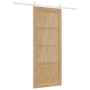 Puerta Corrediza con juego de hardware 83x202 cm Madera maciza de pino von , Türen für zu Hause - Ref: Foro24-3333700, Preis:...