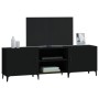Schwarzer TV-Schrank aus Holzwerkstoff, 150 x 30 x 50 cm von vidaXL, TV-Möbel - Ref: Foro24-812628, Preis: 136,85 €, Rabatt: %