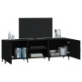 Schwarzer TV-Schrank aus Holzwerkstoff, 150 x 30 x 50 cm von vidaXL, TV-Möbel - Ref: Foro24-812628, Preis: 136,85 €, Rabatt: %