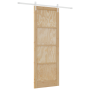 Puerta corrediza con juego de hardware 83x232 cm Madera maciza de Pino von , Türen für zu Hause - Ref: Foro24-3333704, Preis:...