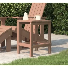Brauner Adirondack-Gartentisch aus HDPE, 38 x 38 x 46 cm von vidaXL, Gartentische - Ref: Foro24-318643, Preis: 30,77 €, Rabat...