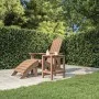 Brown HDPE Adirondack garden table 38x38x46 cm by vidaXL, Garden tables - Ref: Foro24-318643, Price: 30,77 €, Discount: %