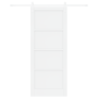 Puerta Corrediza con Juego de Herrajes Blanca 86x211 cm MDF by , Doors for the home - Ref: Foro24-3333709, Price: 222,41 €, D...