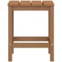 Brown HDPE Adirondack garden table 38x38x46 cm by vidaXL, Garden tables - Ref: Foro24-318643, Price: 30,77 €, Discount: %