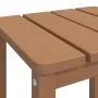 Brown HDPE Adirondack garden table 38x38x46 cm by vidaXL, Garden tables - Ref: Foro24-318643, Price: 30,77 €, Discount: %