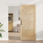 Puerta Corredera con Set de Hardware 93x211 cm Madera Sólida de Pino by , Doors for the home - Ref: Foro24-3333712, Price: 19...