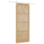 Puerta Corrediza  con Juego de Hardware 93x232 cm Madera Maciza de Pino | Foro24.es | Tu tienda online para hogar, jardín y más Foro24.es