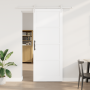 Puerta Corredera  con Juego de Accesorios Blanca 93x232 cm Madera Maciza de Pino | Foro24.es | Tu tienda online para hogar, jardín y más Foro24.es