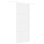 Puerta Corredera  con Juego de Accesorios Blanca 93x232 cm Madera Maciza de Pino | Foro24.es | Tu tienda online para hogar, jardín y más Foro24.es