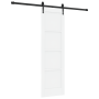 Puerta Deslizante con Juego de Hardware Blanco 61x198.5 cm de Madera Maciza de Pino | Foro24.es | Tu tienda online para hogar, jardín y más Foro24.es