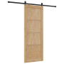 Puerta Corredera  con Juego de Hardware 78x202 cm de Madera Maciza de Pino | Foro24.es | Tu tienda online para hogar, jardín y más Foro24.es