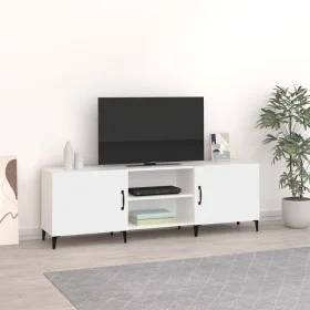 Weißer TV-Schrank aus Holzwerkstoff, 150 x 30 x 50 cm von vidaXL, TV-Möbel - Ref: Foro24-812627, Preis: 100,65 €, Rabatt: %