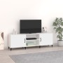 Weißer TV-Schrank aus Holzwerkstoff, 150 x 30 x 50 cm von vidaXL, TV-Möbel - Ref: Foro24-812627, Preis: 102,23 €, Rabatt: %