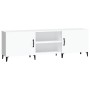 Weißer TV-Schrank aus Holzwerkstoff, 150 x 30 x 50 cm von vidaXL, TV-Möbel - Ref: Foro24-812627, Preis: 102,23 €, Rabatt: %
