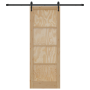 Puerta Corredera  con Juego de Herrajes 78x211 cm de Madera Maciza de Pino | Foro24.es | Tu tienda online para hogar, jardín y más Foro24.es