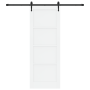 Puerta Deslizante  con Juego de Herrajes Blanca 78x211 cm Madera Sólida de Pino | Foro24.es | Tu tienda online para hogar, jardín y más Foro24.es