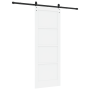 Puerta Deslizante  con Juego de Herrajes Blanca 78x211 cm Madera Sólida de Pino | Foro24.es | Tu tienda online para hogar, jardín y más Foro24.es