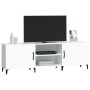 Weißer TV-Schrank aus Holzwerkstoff, 150 x 30 x 50 cm von vidaXL, TV-Möbel - Ref: Foro24-812627, Preis: 102,23 €, Rabatt: %