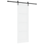Puerta Corredera  con Juego de Herrajes Blanca 78x232 cm Madera Maciza Pino | Foro24.es | Tu tienda online para hogar, jardín y más Foro24.es