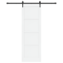 Puerta Corredera  con Juego de Herrajes Blanca 78x232 cm Madera Maciza Pino | Foro24.es | Tu tienda online para hogar, jardín y más Foro24.es