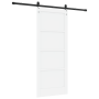 Puerta Deslizante  con Juego de Hardware Blanca 83x202 cm de Madera de Pino | Foro24.es | Tu tienda online para hogar, jardín y más Foro24.es