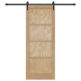 Puerta Corredera  con Set de Herrajes 83x211 cm de Madera Sólida de Pino | Foro24.es | Tu tienda online para hogar, jardín y más Foro24.es