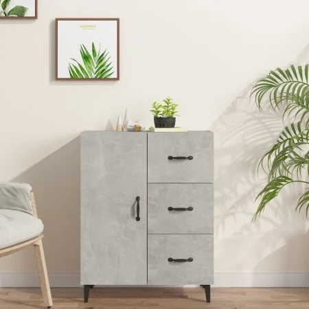 Engineered wood sideboard in concrete grey 69.5x34x90 cm by vidaXL, Sideboards - Ref: Foro24-812181, Price: 87,25 €, Discount: %