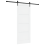 Puerta corrediza  con herrajes blanca 83x211 cm de pino macizo | Foro24.es | Tu tienda online para hogar, jardín y más Foro24.es