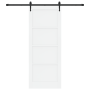 Puerta corrediza  con herrajes blanca 83x211 cm de pino macizo | Foro24.es | Tu tienda online para hogar, jardín y más Foro24.es