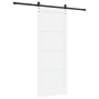 Puerta corrediza  con herrajes blanca 83x211 cm de pino macizo | Foro24.es | Tu tienda online para hogar, jardín y más Foro24.es
