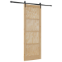 Puerta Corredera  con Herrajes 83x232 cm de Madera Maciza de Pino | Foro24.es | Tu tienda online para hogar, jardín y más Foro24.es