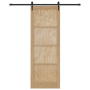 Puerta Corredera  con Herrajes 83x232 cm de Madera Maciza de Pino | Foro24.es | Tu tienda online para hogar, jardín y más Foro24.es