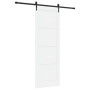 Puerta Corredera  con Juego de Accesorios Blanco 83x232 cm de Madera de Pino Maciza | Foro24.es | Tu tienda online para hogar, jardín y más Foro24.es
