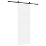 Puerta Corredera  con Juego de Accesorios Blanco 83x232 cm de Madera de Pino Maciza | Foro24.es | Tu tienda online para hogar, jardín y más Foro24.es
