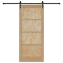 Puerta corrediza  con set de hardware 86x198.5 cm de madera maciza de pino | Foro24.es | Tu tienda online para hogar, jardín y más Foro24.es
