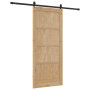 Puerta corrediza  con set de hardware 86x198.5 cm de madera maciza de pino | Foro24.es | Tu tienda online para hogar, jardín y más Foro24.es