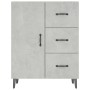 Engineered wood sideboard in concrete grey 69.5x34x90 cm by vidaXL, Sideboards - Ref: Foro24-812181, Price: 88,38 €, Discount: %