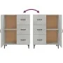 Engineered wood sideboard in concrete grey 69.5x34x90 cm by vidaXL, Sideboards - Ref: Foro24-812181, Price: 87,25 €, Discount: %