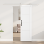 Puerta Corrediza con Juego de Herrajes Blanca 61x198.5 cm de Madera Maciza de Pino de , Puertas para el hogar - Ref: Foro24-3...
