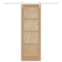 Puerta Deslizante  con Juego de Herrajes 73.5x211 cm Madera Maciza de Pino | Foro24.es | Tu tienda online para hogar, jardín y más Foro24.es